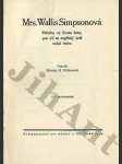 Mrs. Walis Simpsonová - náhled
