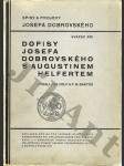 Dopisy Josefa Dobrovského s Augustinem Helfertem - náhled