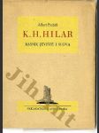 K.H.Hilar, básník jeviště i slova - náhled