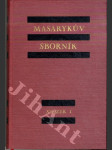 Masarykův sborník - svazek I. - náhled