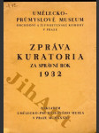 Zpráva kuratoria za správní rok 1932 - náhled