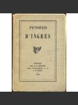 Pensées d'Ingres ["Myšlenky"; umění; podpis František Muzika] - náhled