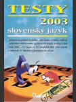Testy 2003 - Slovenský jazyk - náhled