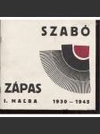 Július Szabó, maľba 1930-1945. Zápas I. (text slovensky) - náhled