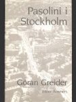 Pasolini i Stockholm - náhled