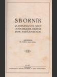 Sborník vlastivědných statí o politickém okrese Mor.-Budějovickém - náhled