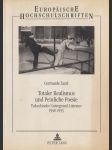 Europaische Hochschulschriften: Totaler Realismus und Peinluche Poesie - Tchechische Untergrund-Literatur 1948-1953 - náhled