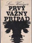 Prvý vážny prípad - náhled