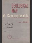 Geological map of Czechoslovakia - Ostrava, Strahovice - 1:200.000 - náhled