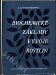 Biochemické základy vývoje rostlin - náhled