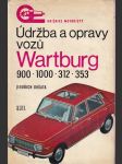 Údržba a opravy vozů Wartburg 900, 1000, 312, 353 - náhled