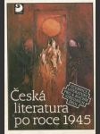 Česká literatura po roce 1945 - učebnice literatury pro 4. roč. středních škol - náhled
