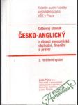 Odborný slovník česko - anglický z oblasti ekonomické, obchodní, finanční a právní - náhled