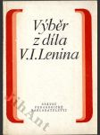 Výběr z díla V.I.Lenina - pomocná kniha k občanské nauce na stř. školách - náhled
