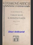 Vybrané básně q. horatia flacca - díl i. - text - horatius quintus flaccus - náhled