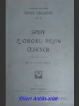 Spisy z oboru dějin českých - díl ii. - články z oboru dějin - palacký františek - náhled