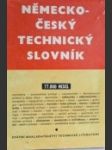 Německo-český technický slovník - náhled