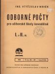 Odborné počty pro učňovské školy kovodělné i., ii. - náhled