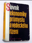 Slovník ekonomiky průmyslu a vědeckého řízení - náhled