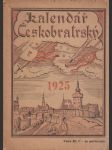 Kalendář Českobratrský 1925 - náhled