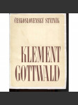 Československý státník Klement Gottwald (kniha + dopis) - náhled