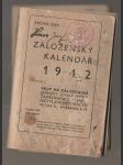 Záloženský kalendář 1912 - náhled