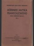 Učebnice jazyka francouzského I. - náhled