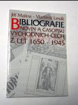 Bibliografie novin a časopisů východních čech z let 1650 - 1945 - náhled