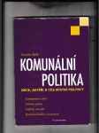 Komunální politika (Obce, aktéři a cíle místní politiky) - náhled