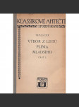 Výbor z listů Plinia mladšího, část I. (Plinius mladší - Listy) - náhled