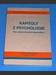 Kapitoly z psychologie pro zdravotnické pracovníky - náhled