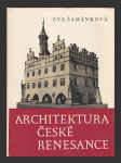 Architektura české renesance - náhled