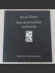 Aus dem Leben verbannt [linoryty; umění; turecká literatura; Německo; Turci; beletrie] - náhled