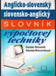 Anglicko-slovenský / Slovensko-anglický slovník výpočtovej techniky - náhled