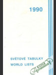 Světové tabulky - World lists 1990 - náhled