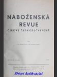 Náboženská revue církve československé - ročník xxiii - kolektiv autorů - náhled