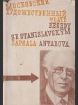 Besedy se Stanislavským: Zapsala Antarova - náhled