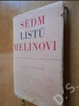 Sedm Listů Melinovi - náhled