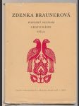 Zdenka Braunerová popisný seznam grafického díla  - náhled