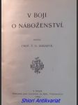 V boji o náboženství - masaryk t.g. - náhled