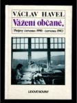 Vážení občané - projevy červenec 1990 - červenec 1992 - náhled