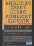 Anglicko-český slovník Evropské unie - náhled