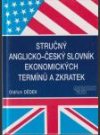 Stručný anglicko-český slovník ekonomických termínů - náhled