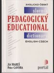 Anglicko-český slovník pedagogický educational - náhled