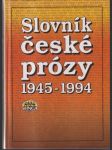 Slovník české prózy 1945-1994 - náhled