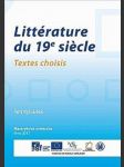 Littérature du 19e siècle: textes choisis - náhled