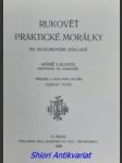 Rukověť praktické morálky na rozumovém základě - lalande andré - náhled