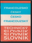 Francouzsko-český technický slovník (mini formát) - náhled
