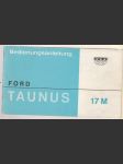 Bedeinungsanleitung Ford Taunus 17M - náhled