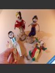 4 postavičky figurky textilní cca 40. léta - náhled